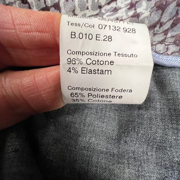 Peserico Luxury Italian Snakeskin Print Cigarette Trouser Pants Size 42 (US 6) - Picture 11 of 15